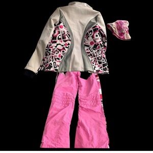 Rossignol x Emilio Pucci Bright Pink Snow Ski Pants ❄️